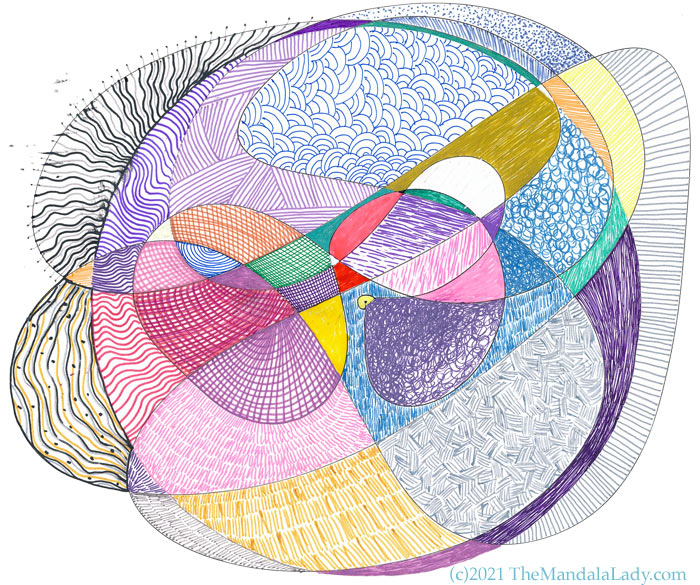 Doodle Mandala: Trust